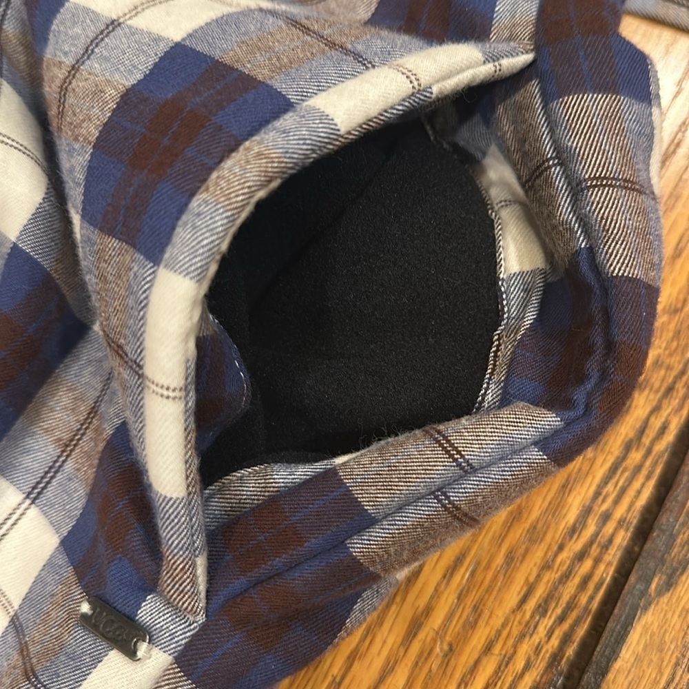 UGG MENS BELTED MULTICOLOR PLAID KALIB ROBE -COTTON WITH COZY LINING SIZE MEDIUM - Picture 7 of 12